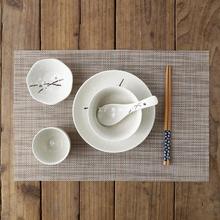 日式餐垫PVC餐桌垫隔热垫碗垫子家用北欧餐布西餐垫盘垫杯垫加厚