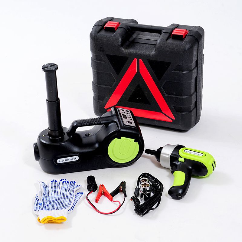 车载多功能充气泵电动液压换轮胎千斤顶省力扳手越野救援维修工具