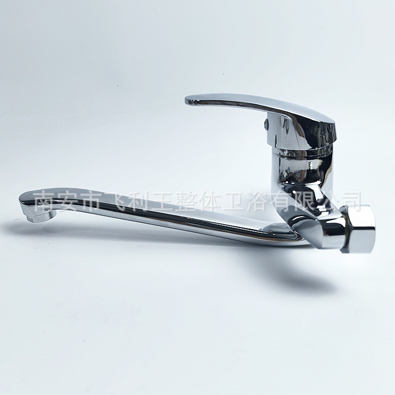 The foreign trade zinc alloy Qiao Deng kitchen concealed installation two-piece swing hot and cold water faucet sink sink sink and mixed faucet undefined