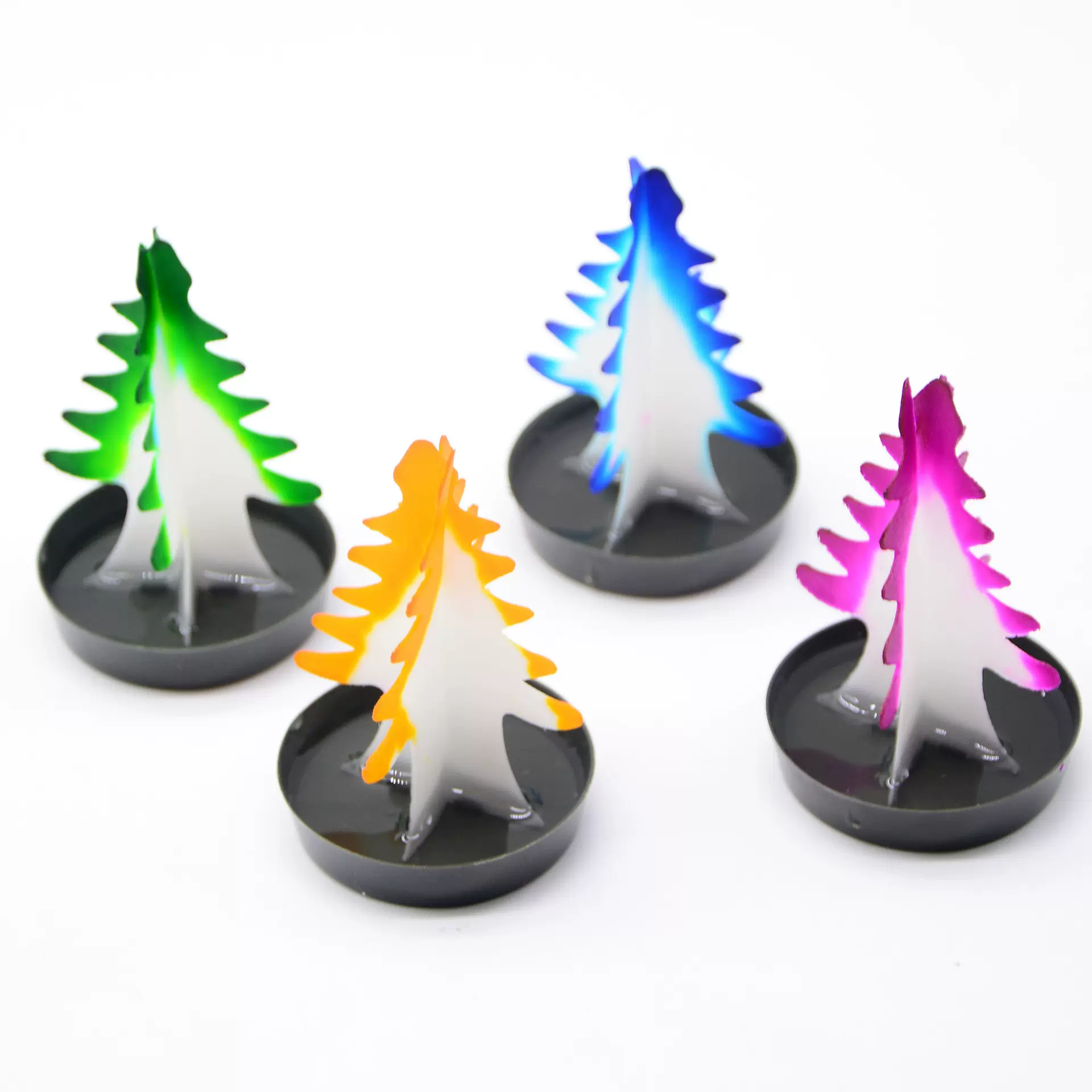 儿童新奇特diy结晶魔法圣诞树纸上开花科学手工制作实验玩具礼品