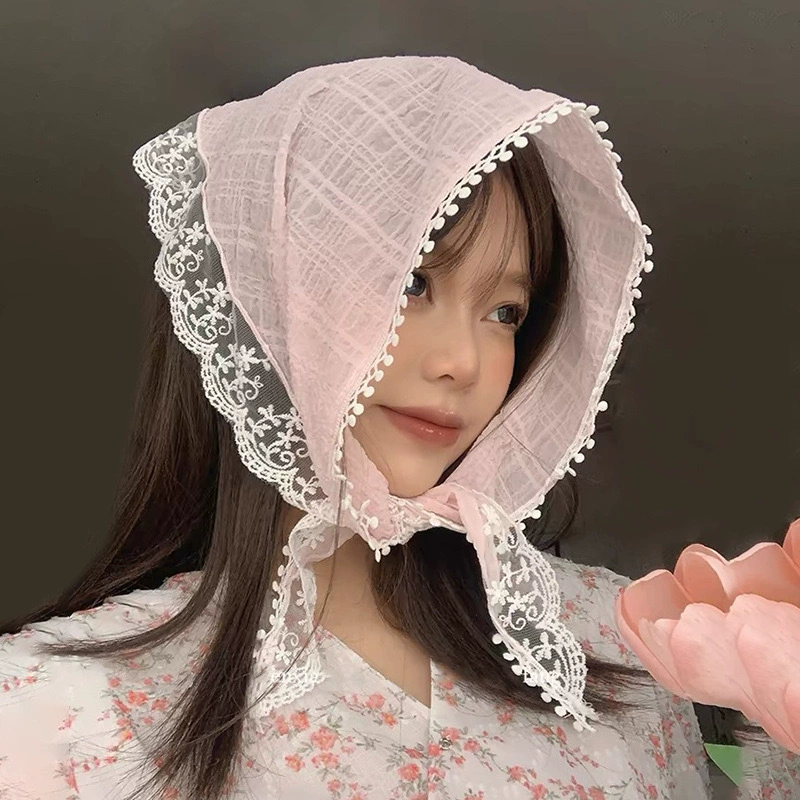  Lace scarf, headband, french style 