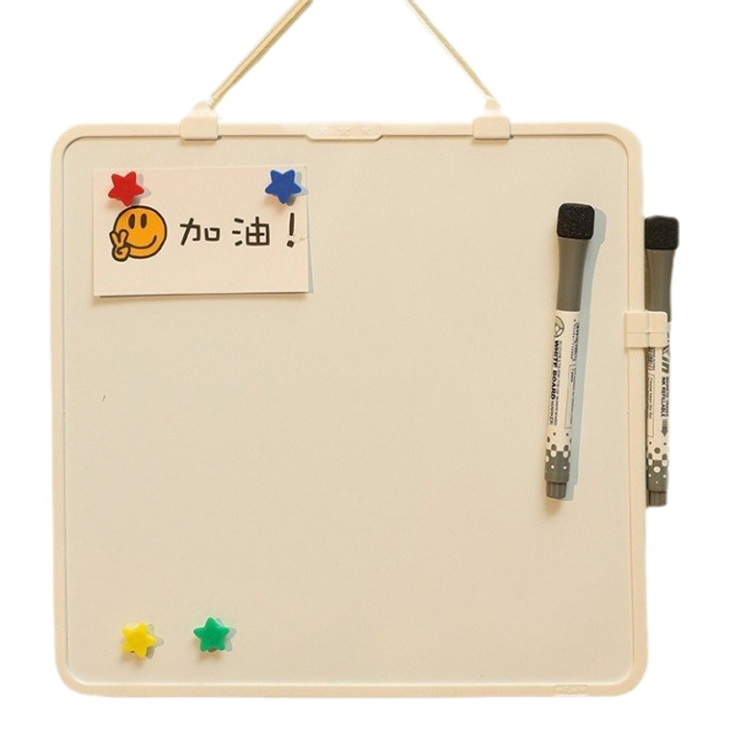 Funi colorido pequeña pizarra desmontable cordón magnético de los niños de dibujos animados aprendizaje borrable tablero de escritura hogar pequeño tablero de dibujo