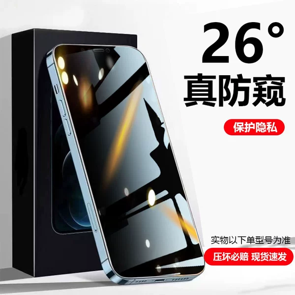 Full coverage privacy film [reinforced by silk screen fine edges]