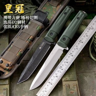 Tactical Straight Knife Camping Mountaineering Knife One-piece Steel Field Survival Straight Knife High Hardness Anti-body Knife Factory Wholesale Outdoor