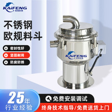 不锈钢欧规料斗自动上料塑料颗粒欧式料斗中央供料系统用欧化料斗