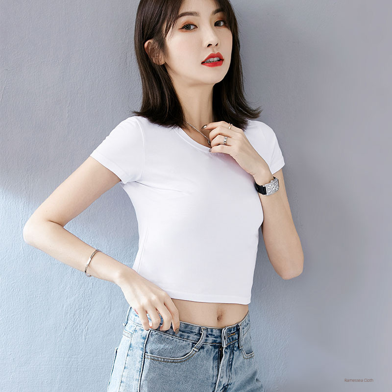 Tight-Fitting Crop Top Short-Sleeve T-Shirt for Women, 2026 Hot Summer Style, Sweet and Spicy High-Waisted Short Design, Trendy and Beautiful Top This Year Tight-Fitting Crop Top Short-Sleeve T-Shirt for Women, 2026 Hot Summer Style, Sweet and Spicy High-Waisted Short Design, Trendy and Beautiful Top This Year