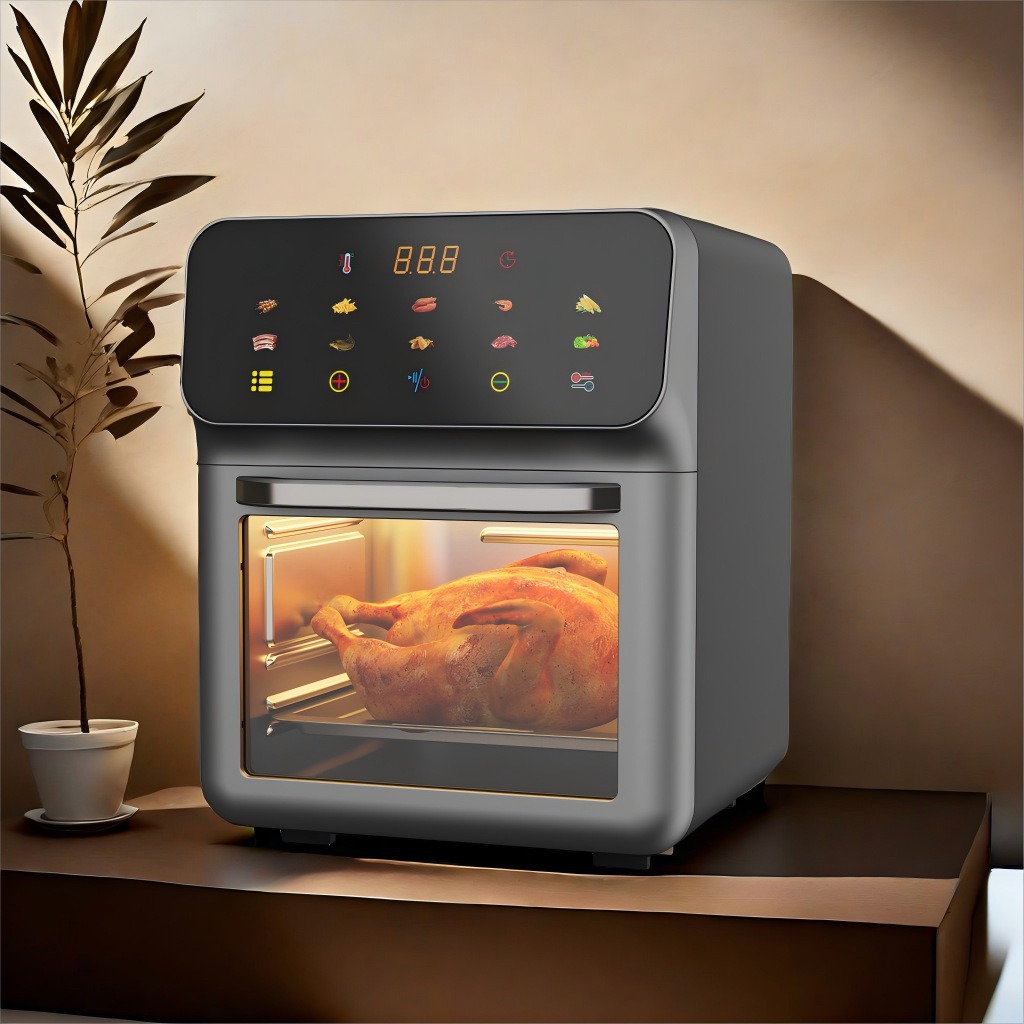 New Cross-border Air Fryer Large Capacity Electric Oven Household Multifunctional Non-stick Pan Visual Foreign Trade Health