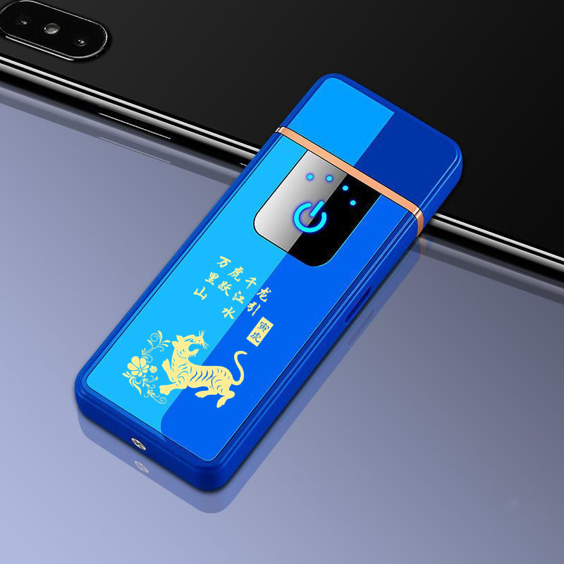 Usb充電ポータブル充電ライタークリエイティブセンサーシガレットライター個性ファッション電子シガレットライター|undefined