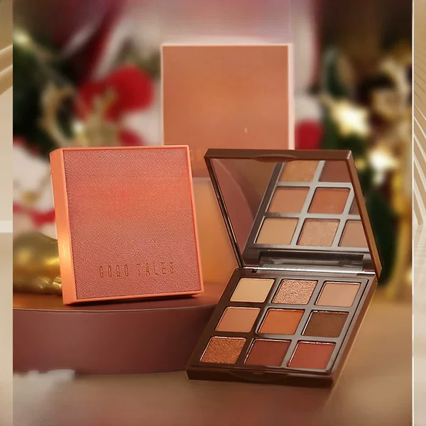 GOGO TALES Gogo Dance Admiring Nine Color Eye Shadow Secret Garden Petal Eye Shadow Milk Tea Earth Matte Pearlescent