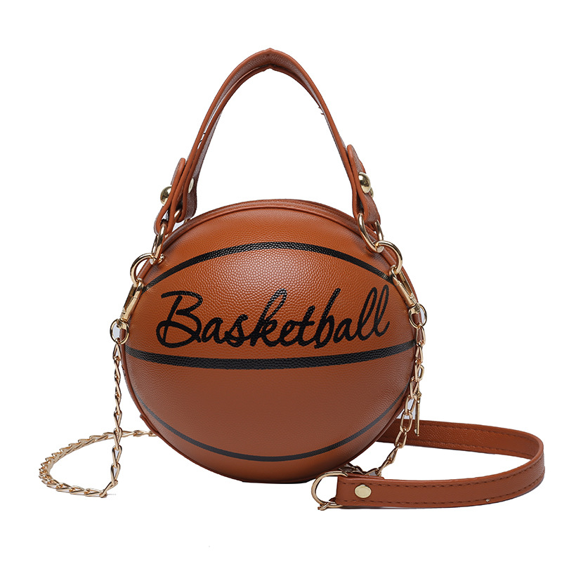 Bolso de baloncesto personalizado con cadena de letras para mujer, bolso de hombro sencillo de estilo extranjero coreano a la moda, novedad de 2024