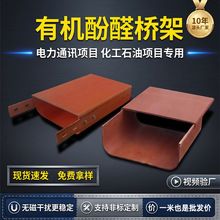 有机酚醛桥架槽盒树脂桥架防火板定制电缆桥架玻璃钢防火槽盒阻燃