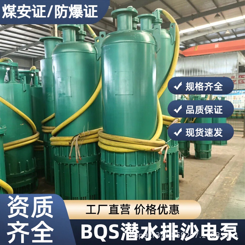 Mining Bqs20-100-18.5 Coal Safety Certified High Lift Submersible Pump Mining Explosion-Proof Sewage and Sand Pumping Submersible Pump Mining Bqs20-100-18.5 Coal Safety Certified High Lift Submersible Pump Mining Explosion-Proof Sewage and Sand Pumping Submersible Pump