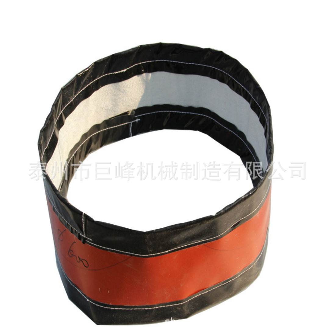 供应生产红色硅胶布织物 高温非金属蒙皮 钢厂锅炉厂热电脱硝