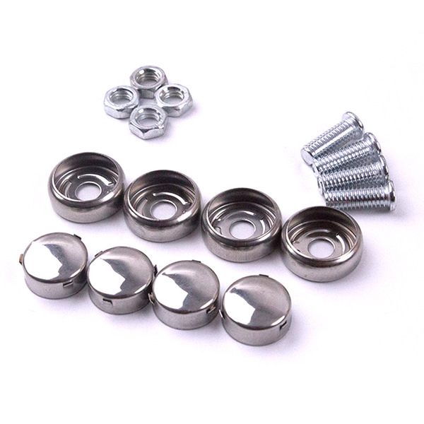 500 sets of logistics license plate frame fixed screw buckle nut…