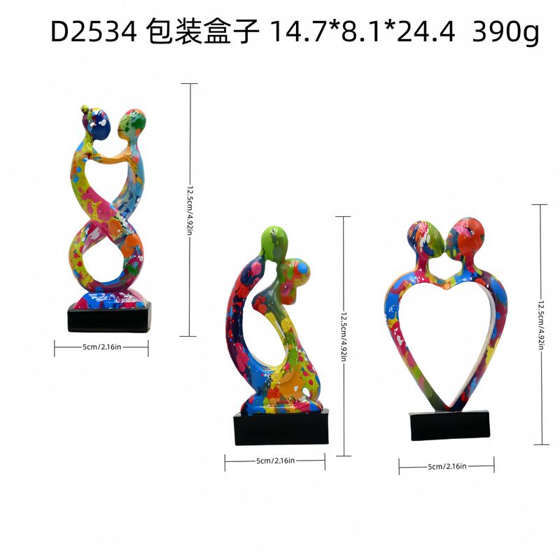 Cross-Border Popular Modern Minimalist Abstract Figure Crafts Ornaments Nordic Bookshelf Decoration