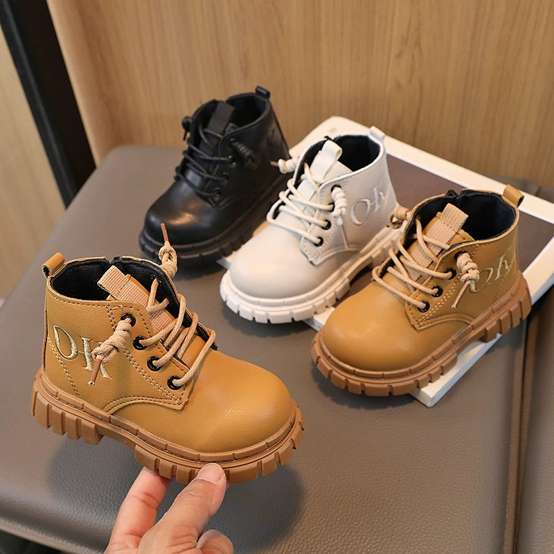 Детские ботинки Martin 2023 корейская версия весны и осени новые детские высокие банды красивые уличные ботинки