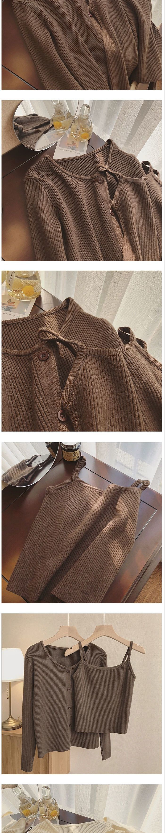 Camisole and Cardigan Set