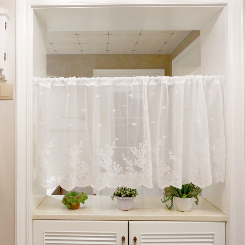 Cross-border supply of finished Amazon curtains, Nordic lace curtains, partitions, pull-up curtains, door curtains and curtain fabrics