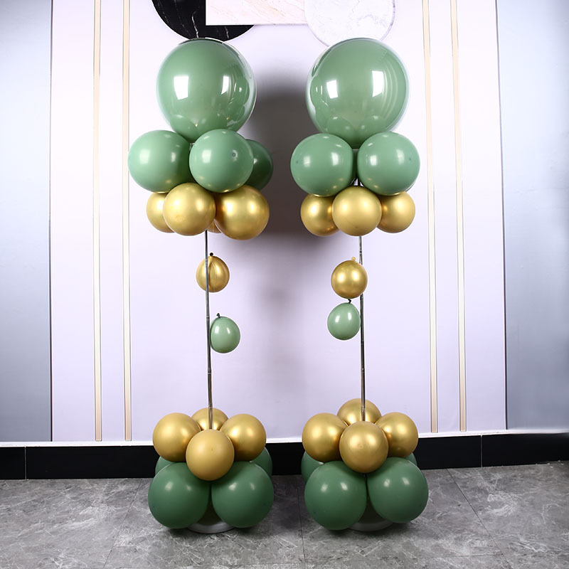 Columna de globo Varilla al por mayor accesorios de varilla de cristal de chasis diseño de escena de boda accesorios de boda soporte globo varilla