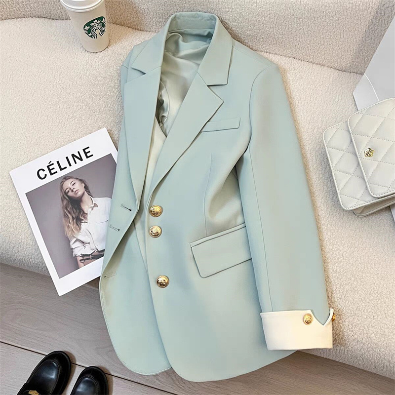 White Blazer for Women, 2026 Spring New Style, Casual and Elegant, High-End Socialite Style, Trendy This Year White Blazer for Women, 2026 Spring New Style, Casual and Elegant, High-End Socialite Style, Trendy This Year