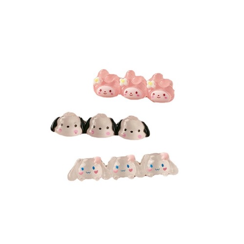 Cute and versatile girl duckbill clip Pacha dog Kurome ins cartoon hairpin student bangs clip hairpin headdress