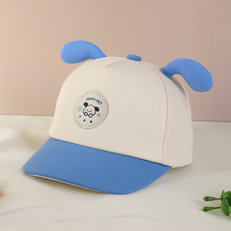 Sombreros infantiles primavera y otoño para niños y niñas gorras de lengua de pato adorables orejas de conejo para bebés sombreros de béisbol sombreros de sol