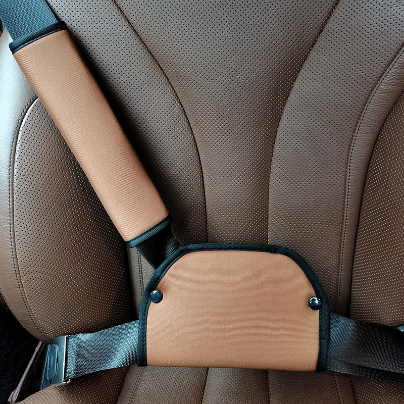 Four Seasons Shield Seat Belt Fixing Adjuster Car Children's Shoulder and Belly Protector Does Not Strangle the Neck