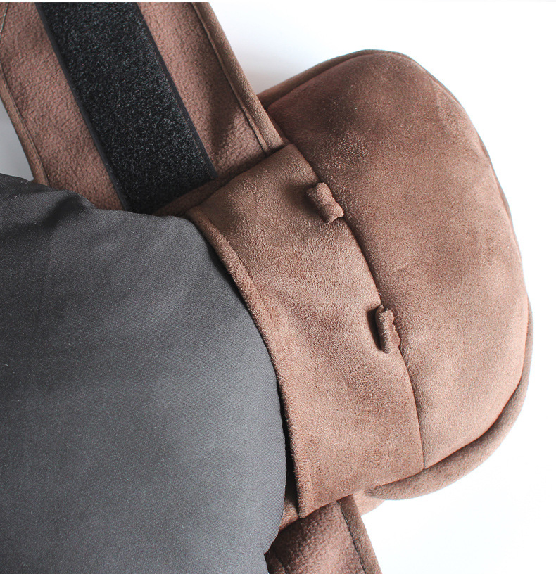 Car headrest is suitable for Mercedes-Benz S-Class Maybach cervical pillow car headrest lumbar suede neck pillow
