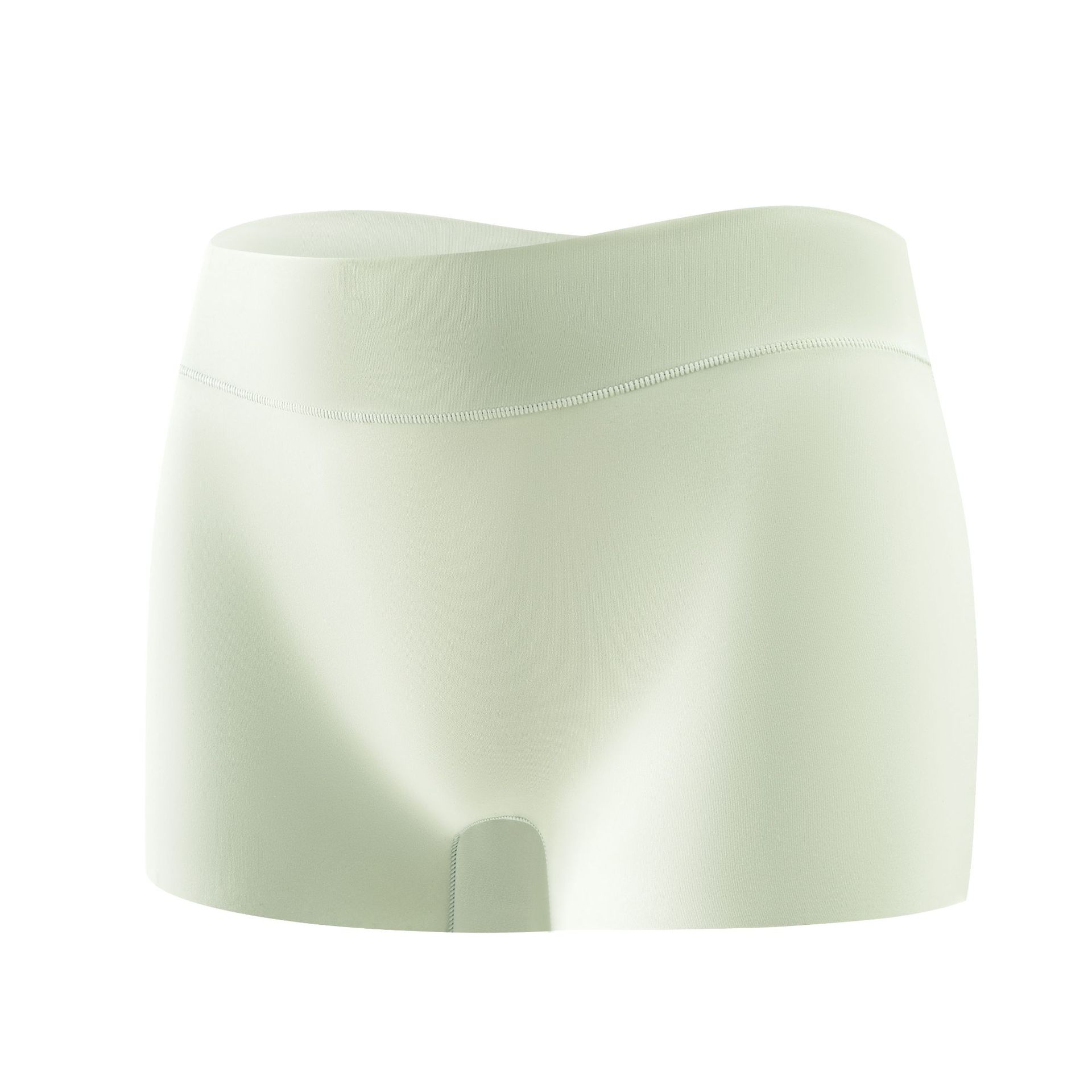 Ropa interior de seda de hielo, leggings bóxer dos en uno para mujer, pantalones de seguridad sin rizos delgados de verano, ropa interior sin costuras