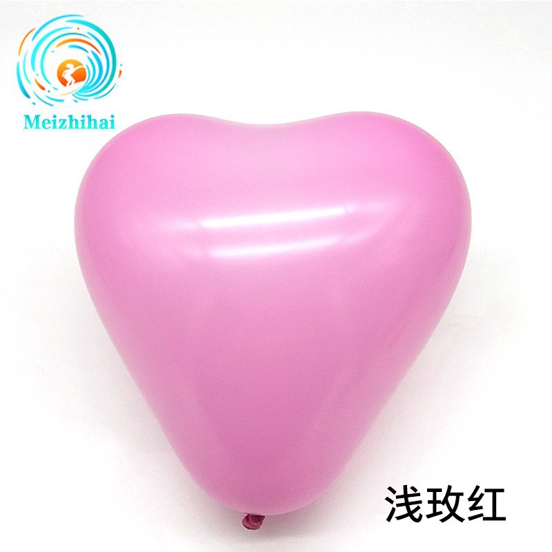 2.2g Matt Macaron Love Balloon Heart Balloon Impresión Decoración de la casa de boda Set de globos de boda