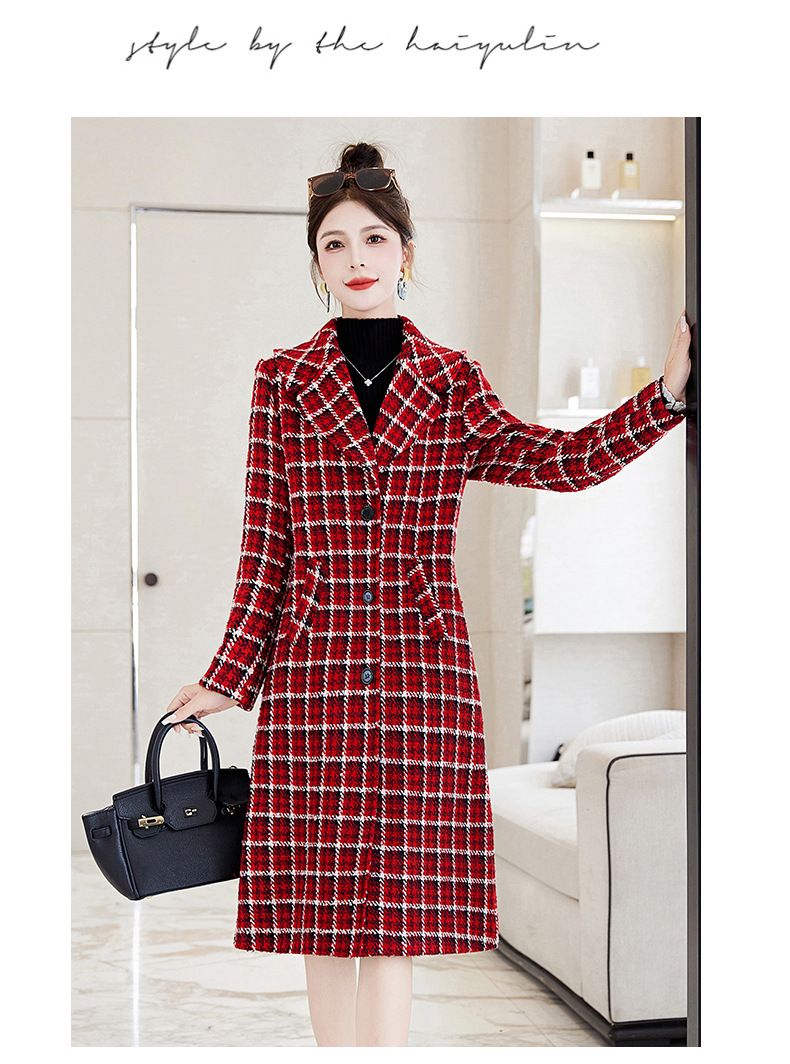 F0050 1810K ÁO KHOÁC NỮ SANTDN KẺ CARO MÙA XUÂN THU ĐÔNG KẺ CARO THỜI TRANG NỮ G05 SẢN PHẨM MỚI