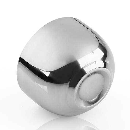 200ml 304 Double Layer Stainless Steel Men's Shaving Cream Foam Soap Bowl Beard Soap Bowl Foaming Bowl Foam Bowl 