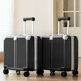 Yongsheng 18-inch aluminum frame suitcase 20-inch boarding box trolley case 2024 new password box universal wheel suitcase