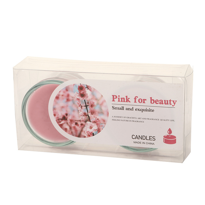 Vela de cristal Candelabro eliminación de humo cena romántica a la luz de las velas aceite esencial aromaterapia prueba de sabor de la vela