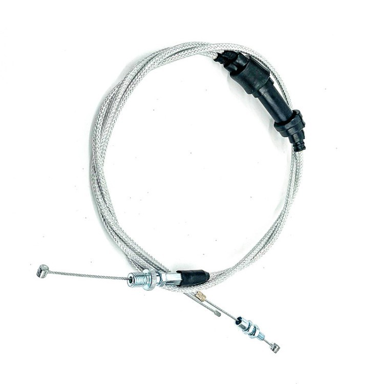 Off-road motorcycle modified accelerator pump carburetor with one-to-two Y-type dual throttle cable for 125-250cc