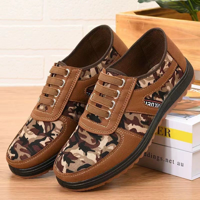 [Карнавальная цена] Новые старые тканевые туфли в Пекине, легкие дышащие одинарные туфли, хлопковая обувь, нескользящая износостойкая рабочая обувь Tbottomon Bottom Father