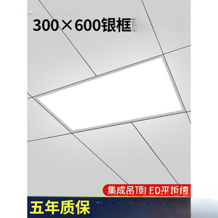 Kitchen Ceiling Light 3060 Ceiling Aluminum Gusset Light Integrated Ceiling Light Panel Light Kitchen and Bathroom Light 300600 Others