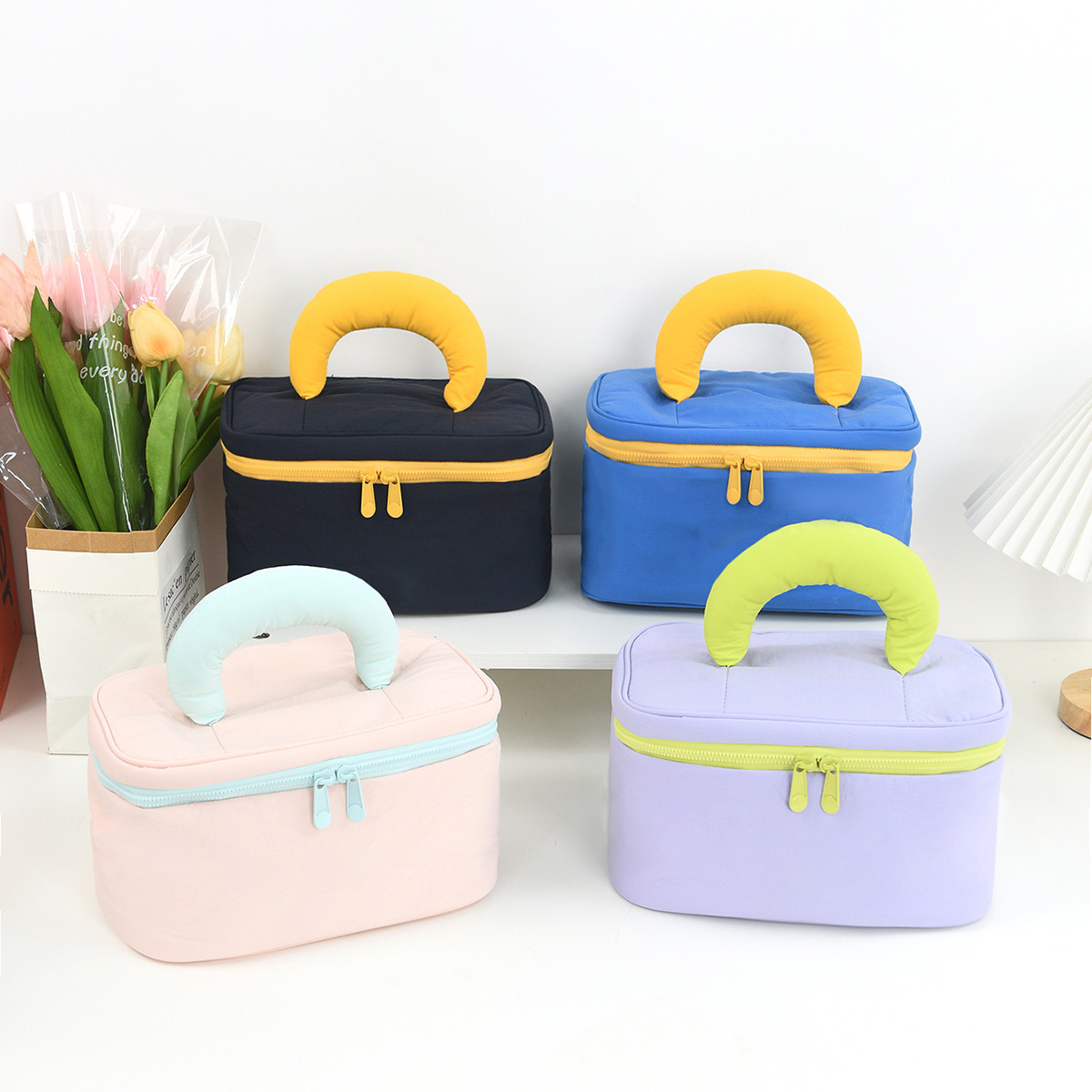 Cosmetic Storage Bag Large Capacity Portable Makeup Case_voghion.com