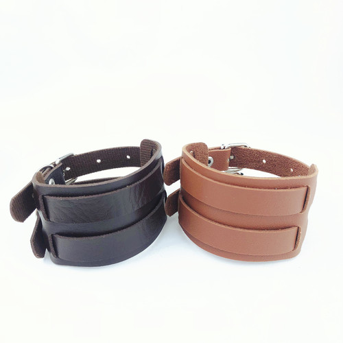 Wholesale Korean style punk style couple leather rivet bracelet fashion bracelet non-mainstream rock domineering trendy bracelet jewelry
