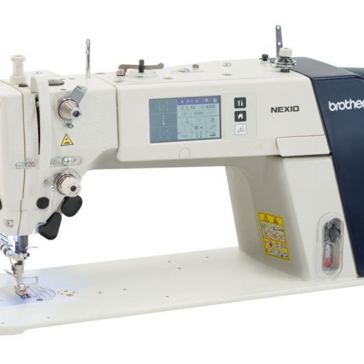 Máquina de coser industrial de cama plana Brother S7300A japonesa, nueva, de marca, al por mayor, de bajo consumo y eficiente.