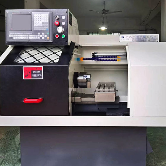 Horizontal small CNC instrument lathe closed loop control line rail machine tool universal metal cutting Huaxing CNC Machine Tool
