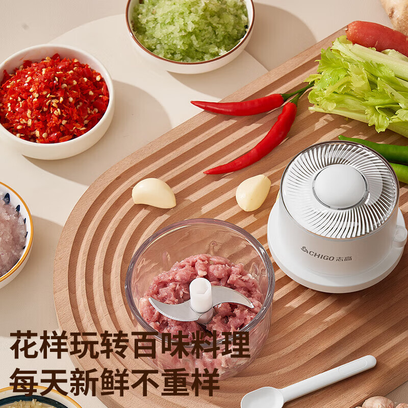 Zhigao electricidad mezcladora doméstica mini mezcladora de ajo mezcladora de ajo mezcladora de ajo mezcladora de ajo mezcladora de carne portátil inalámbrica