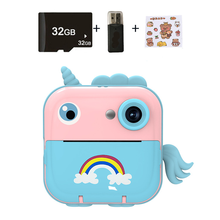 Cross-border Q5 Polaroid para niños adorable mini niño impresión térmica de alta definición regalos de cámara digital