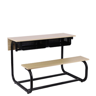 Factory Student Desks and Chairs Double Conjoined Desks and Chairs Foreign Trade Double Desks and Chairs Fixed Desks and Chairs Wholesale