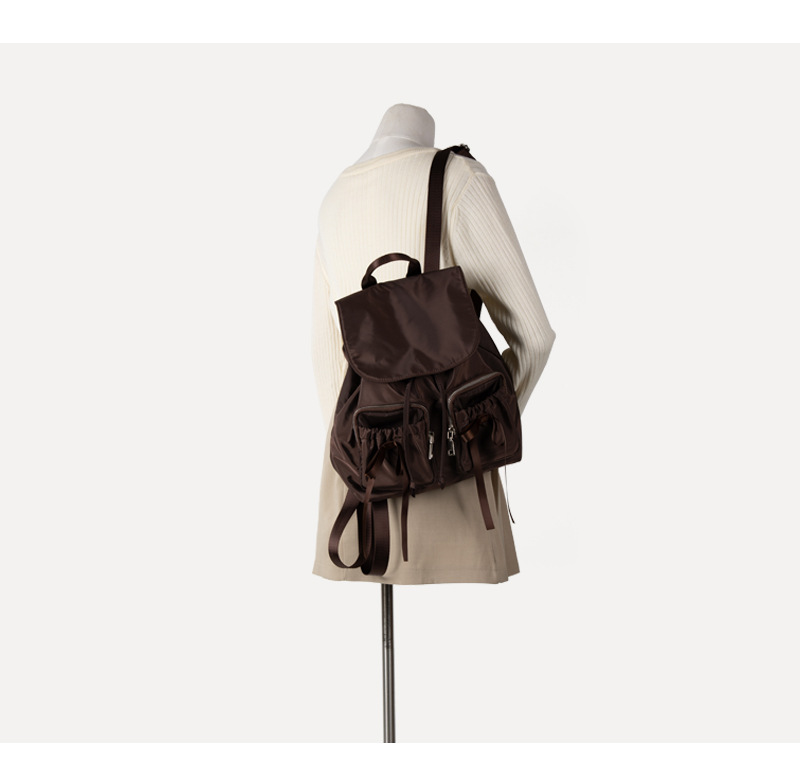 Niedlicher Nylon Rucksack Mit Schleife Für Damen Und Reise_voghion.com
