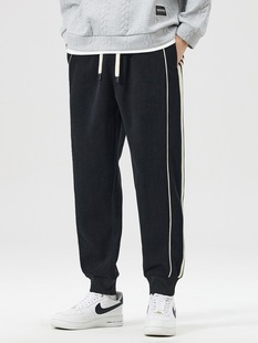 Spring and Autumn 2024 New Sweatpants Knitted Sports Style Pants Youth Fashion Loosen Trousers Casual Pants