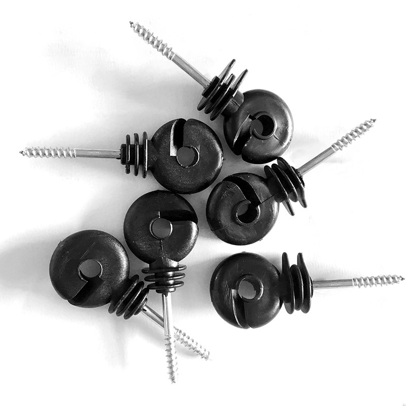 Aislador Autorroscante para Cerca Electrónica de Plástico y Metal
