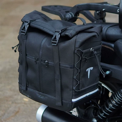 Bag: Motorcycle bumper - black-tst2002-quick-release-canvas-saddle-bag-car-bracket-2