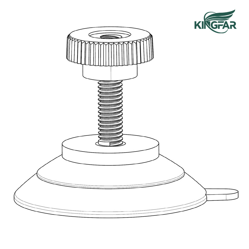 32M4-15NUT*32mm 나사 흡입 컵