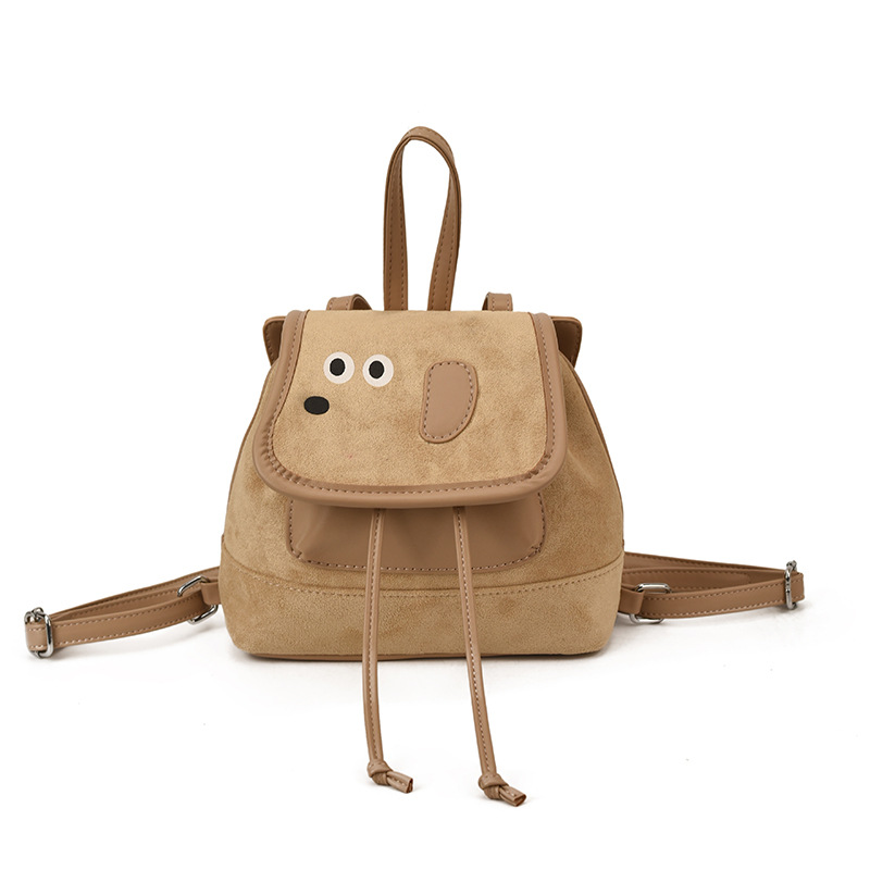 Mochila para niños y perros lindos 2025, mochila para bebés coreanos retro de dibujos animados otoño y invierno nueva mochila para niños